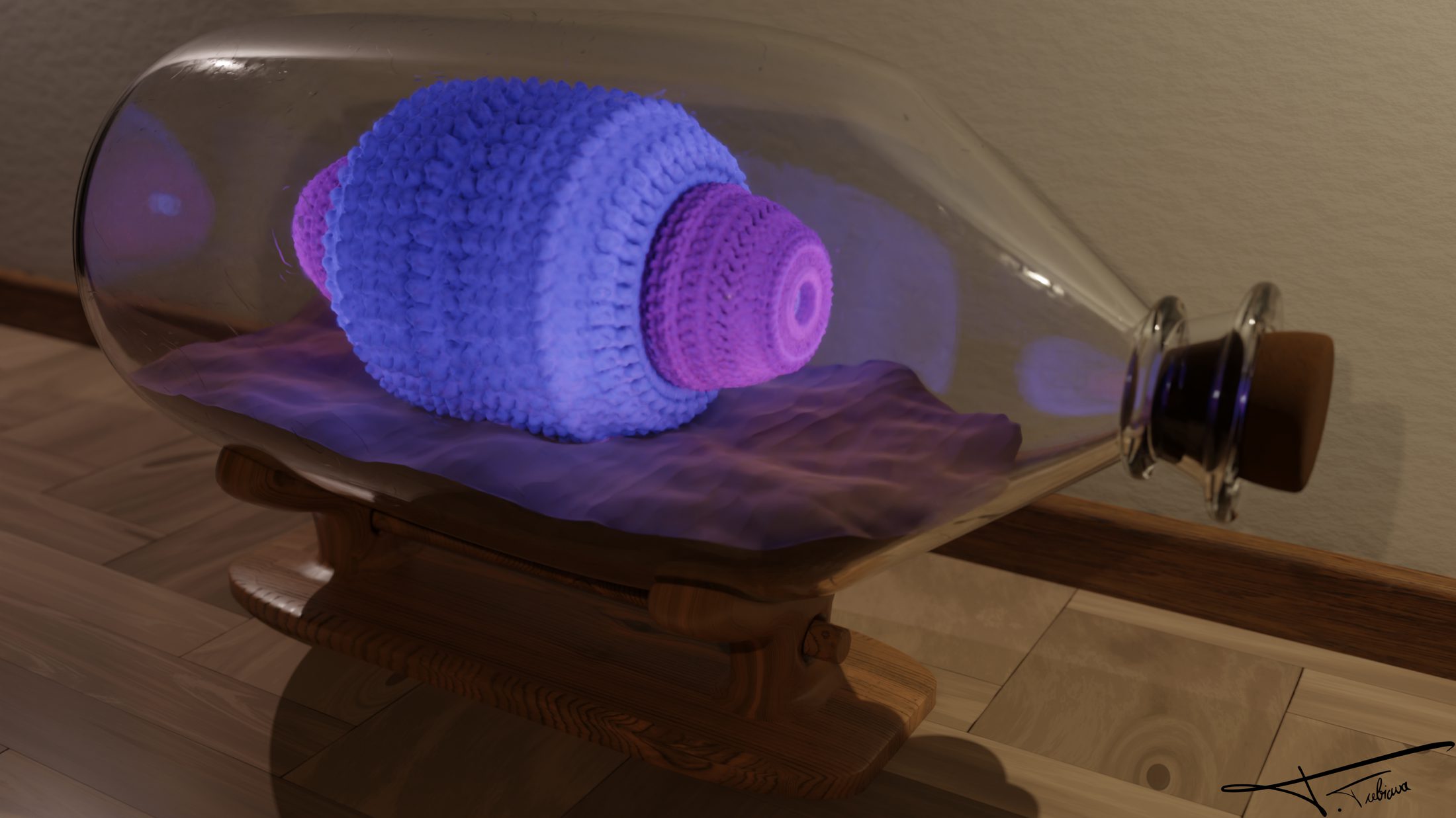 Norovirus in a bottle — alternate