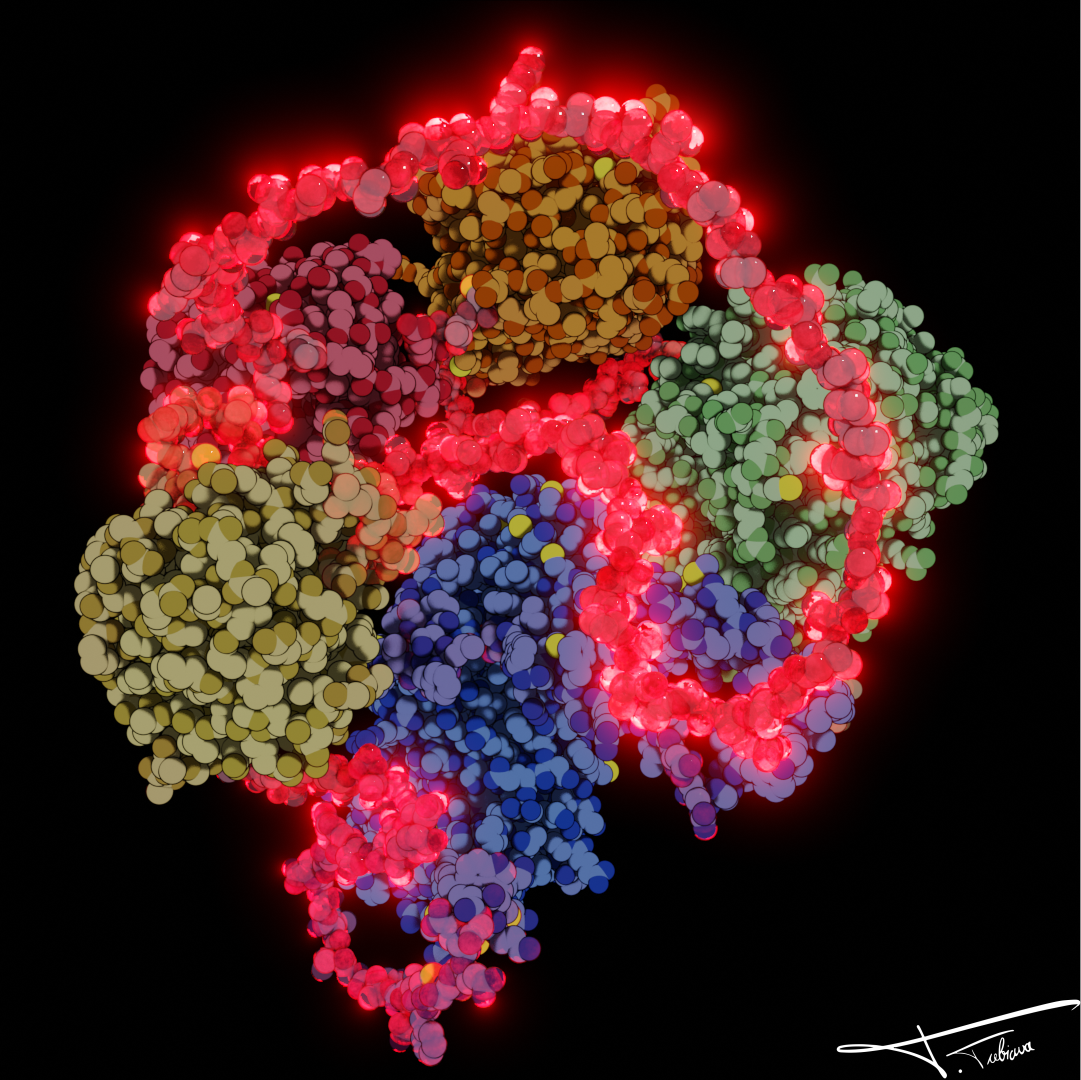 PDB 0233, Goodsell style